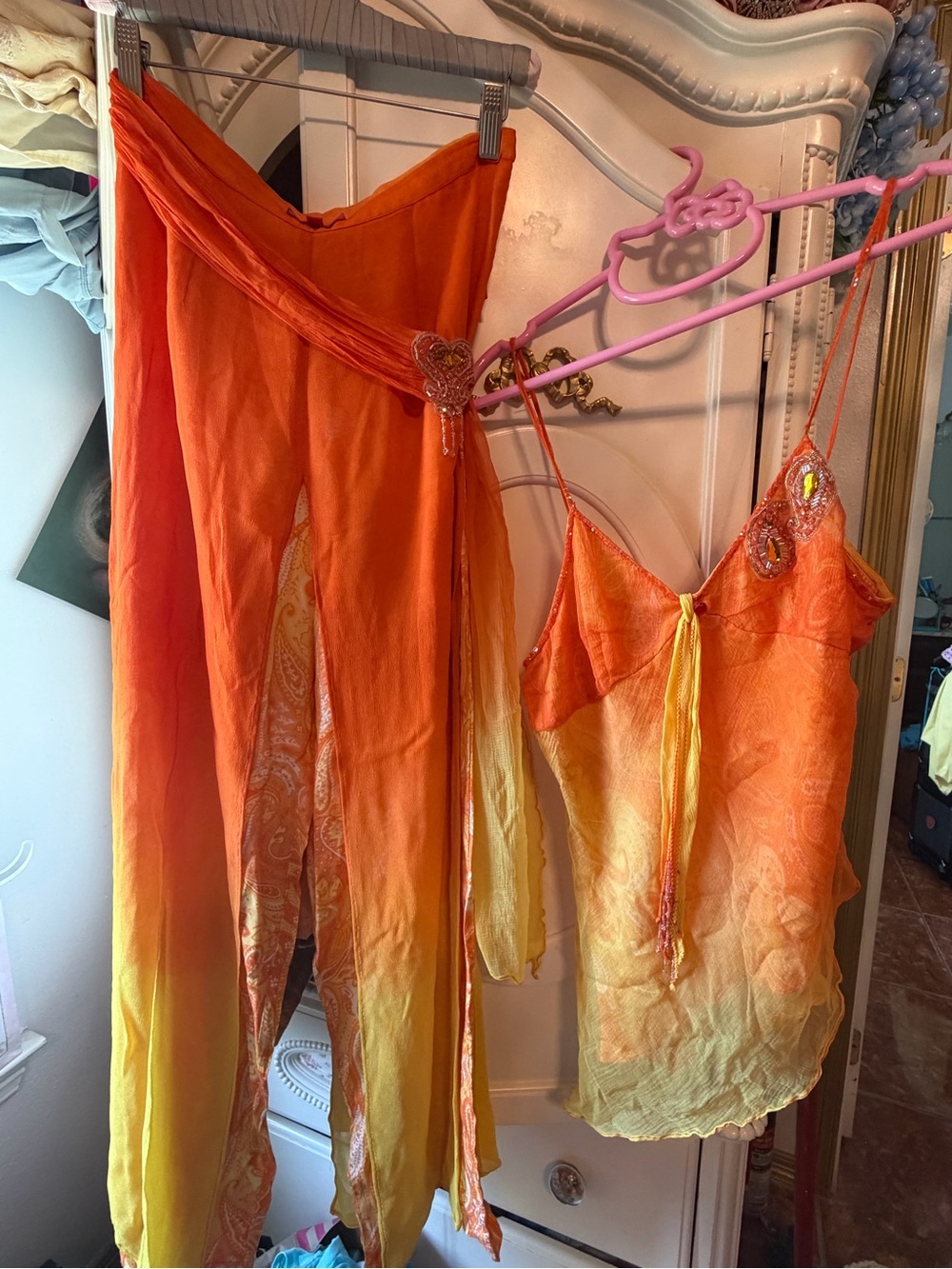 Vintage French Rene Derhy ombré set